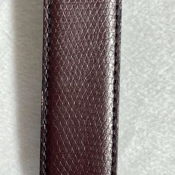 Men’s Brown Belt Snake Grain Split Cowhide 36 - Picture 4 of 7